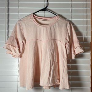 Abound Light Pink Short Sleeve Top
